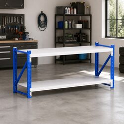 Organize Your Garage with a 2M x 0.9M Steel Storage Rack