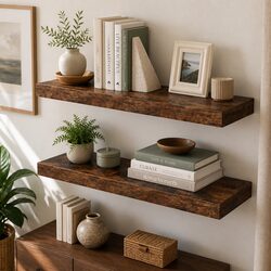 Floating Wall Shelves to Enhance Your Living Space