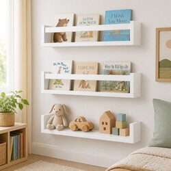 Enhance Your Child's Space with Floating Wall Shelves
