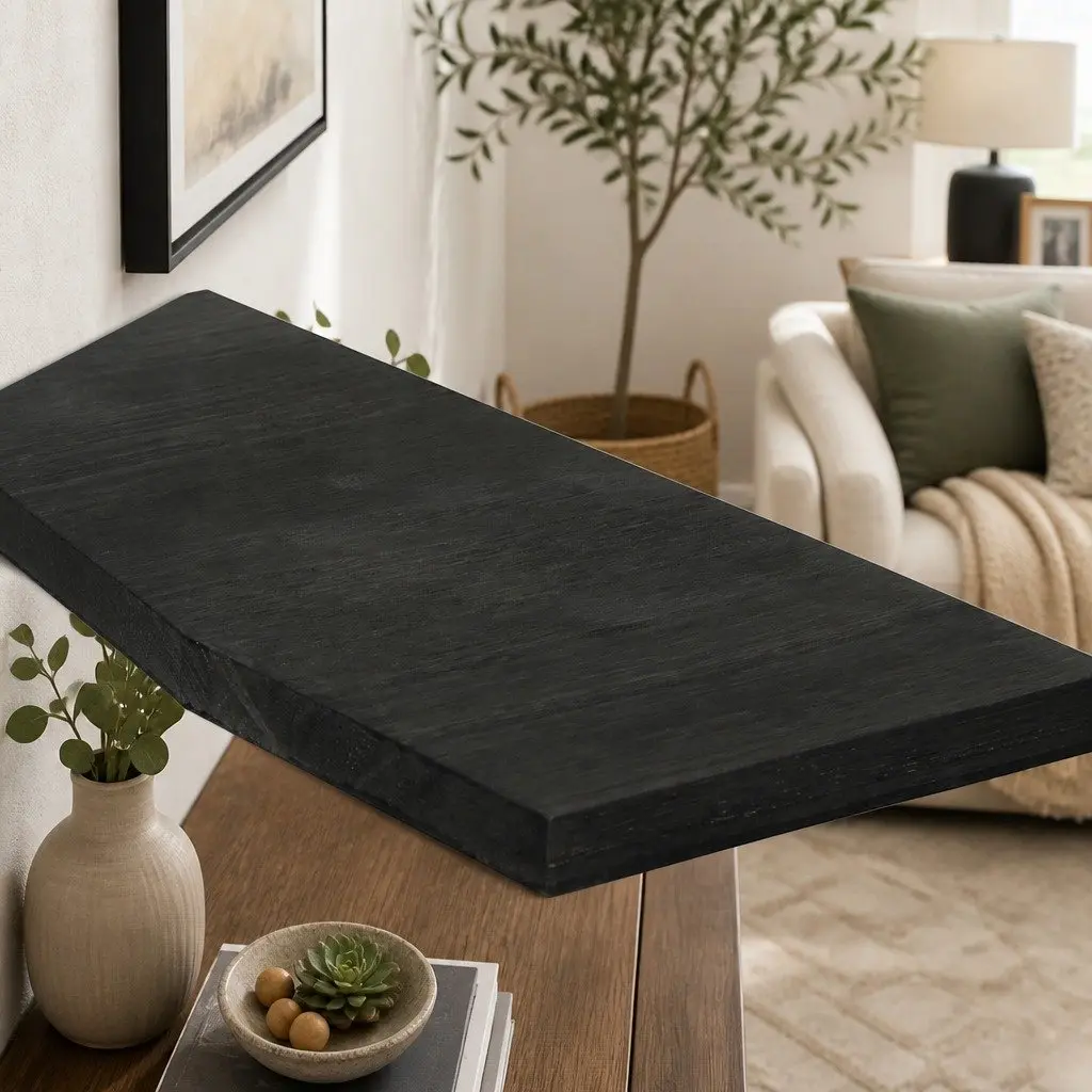Corner Floating Shelves 3 Piece L-Shaped Wall-Mounted Storage for Kitchen Living Room