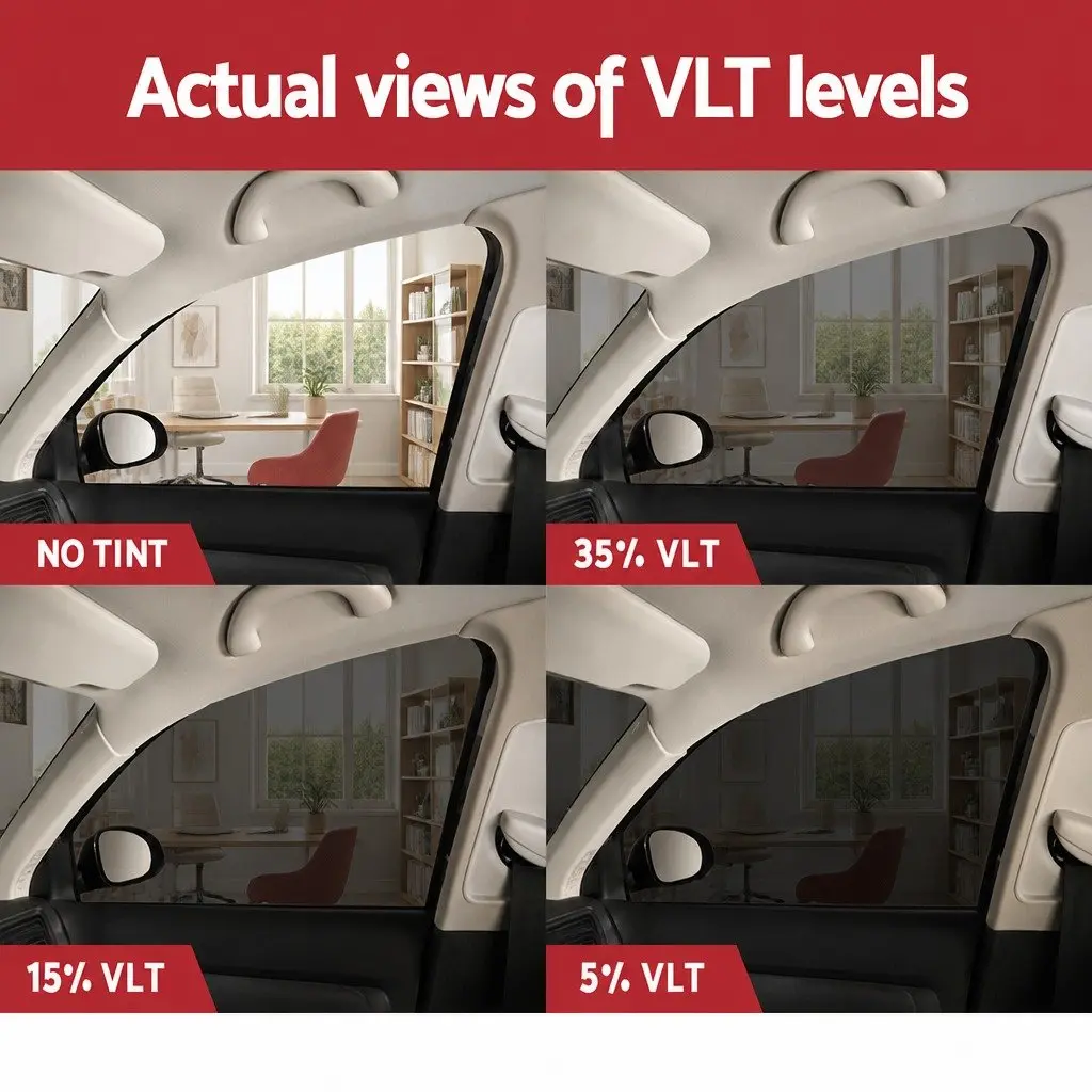 Window Tint Film Roll 100cm x 30m 15 VLT Black with Professional Application Tools for Home and Auto Tinting