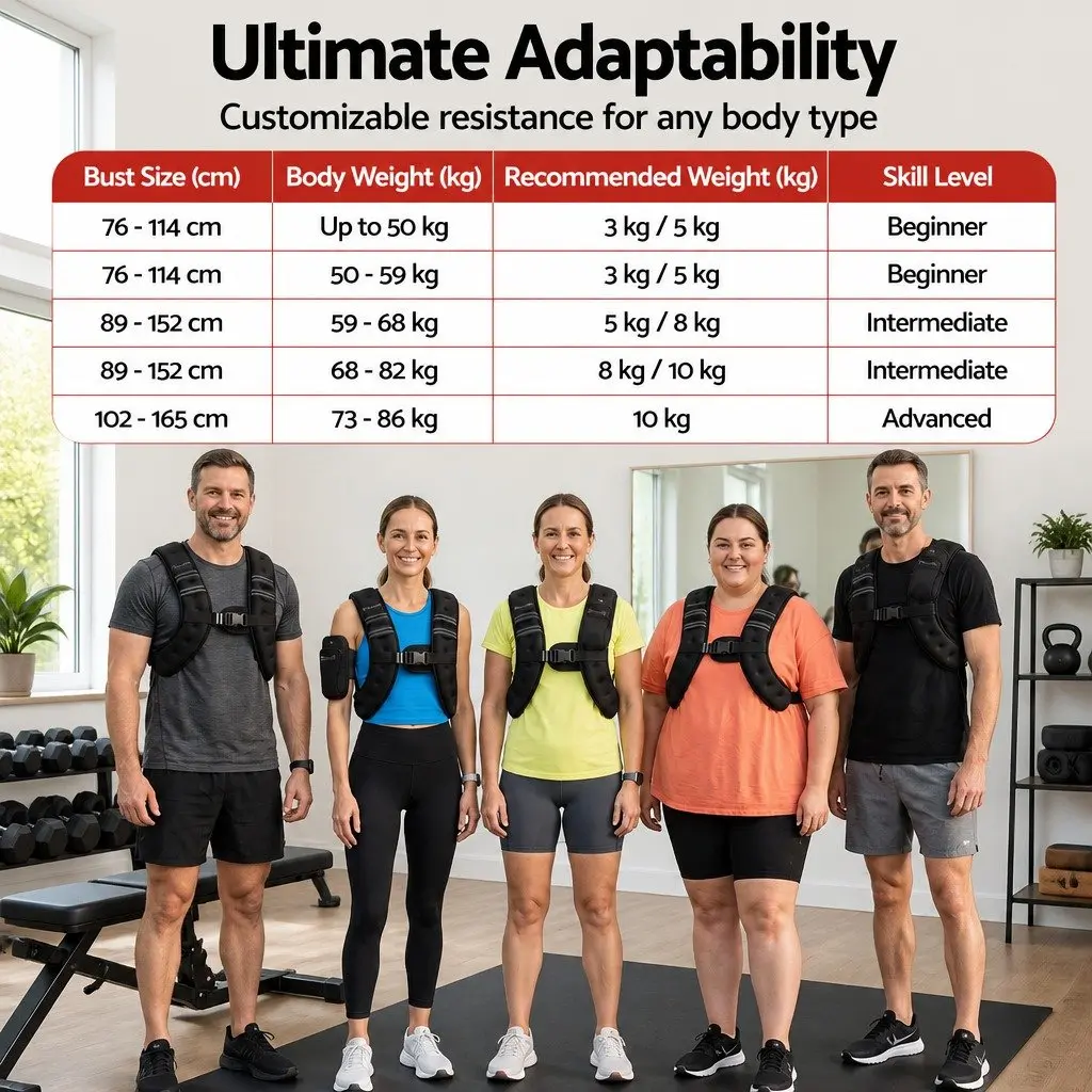 Weighted Vest 3kg Adjustable Reflective Safety Straps with Smartphone Pouch for Running Gym Training