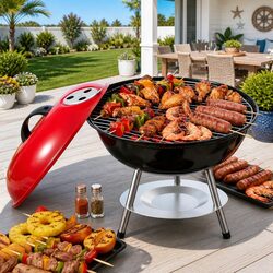 Elevate Your Outdoor Experience with a 34cm Charcoal Grill