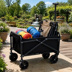 Enhance Your Outdoor Experience with This Folding Garden Cart