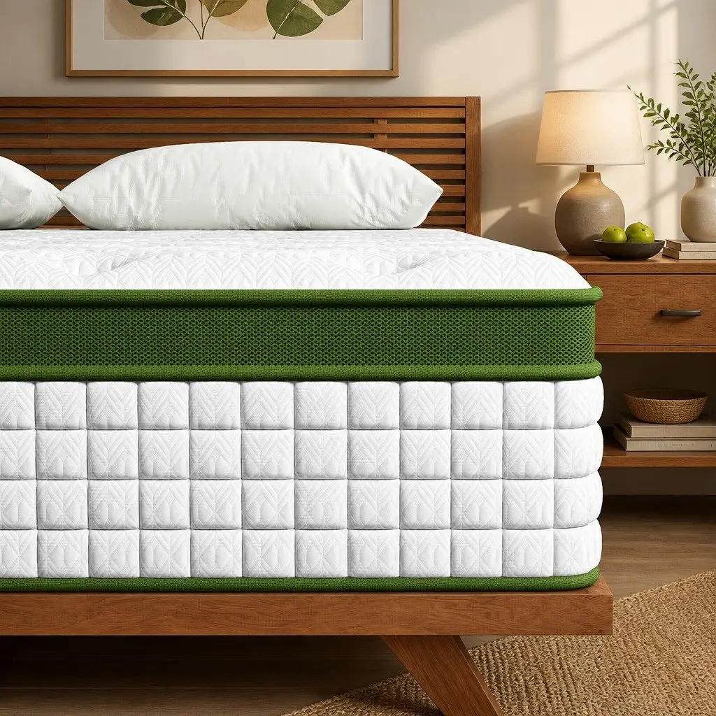 Single Mattress 30cm Gel Memory Foam Hybrid Pocket Spring Medium Firm Cooling