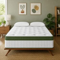 King Single 34cm Latex Hybrid Mattress for Better Sleep