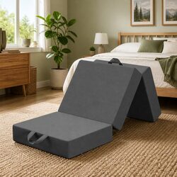 Space-Saving 15cm Foam Folding Mattress for Guests
