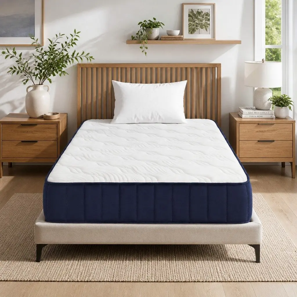 King Single Mattress 26cm Orthopedic Firm Pocket Spring Pressure Relief with Motion Isolation