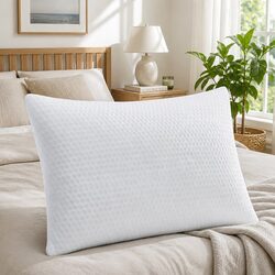 Cooling Memory Foam Pillow Adjustable Shredded Gel Side Sleeper Neck Support