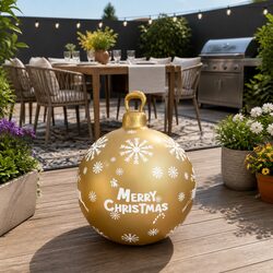 60cm Inflatable Christmas Bauble for Indoor and Outdoor Use