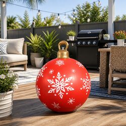 Enhance Your Holiday Space with a 60cm Inflatable Bauble