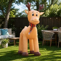 Christmas Inflatable Reindeer 5M for Holiday Cheer