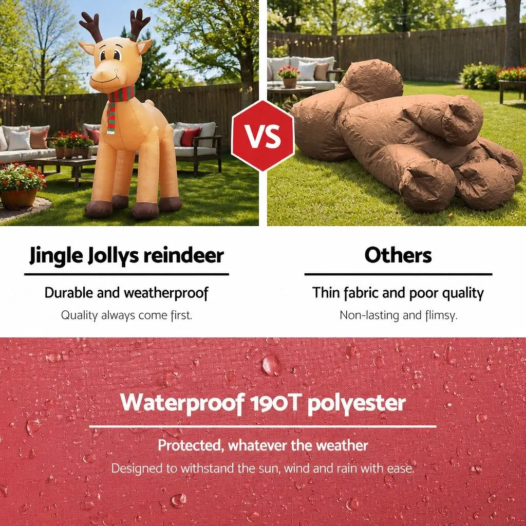 Christmas Inflatable Reindeer 5M Illuminated Indoor Outdoor Decoration