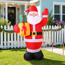 Elevate Your Holiday Space with a 2.4M Inflatable Santa