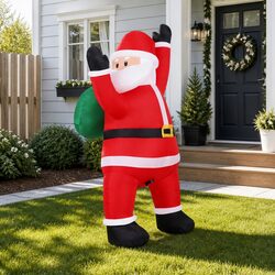 Elevate Your Holiday Spirit with This 1.9M Inflatable Santa