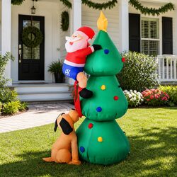 Elevate Your Holiday Decor with the 1.8M Santa Inflatable