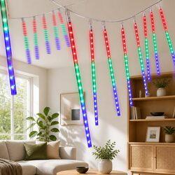 Brighten Your Holidays with 7M Multicolour Icicle Shower Lights