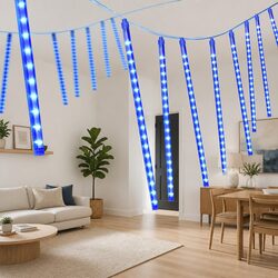 Elevate Your Holiday Decor with 288 LED Blue Icicle Lights