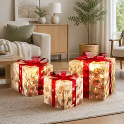Festive Gift Box Christmas Lights for Holiday Decoration