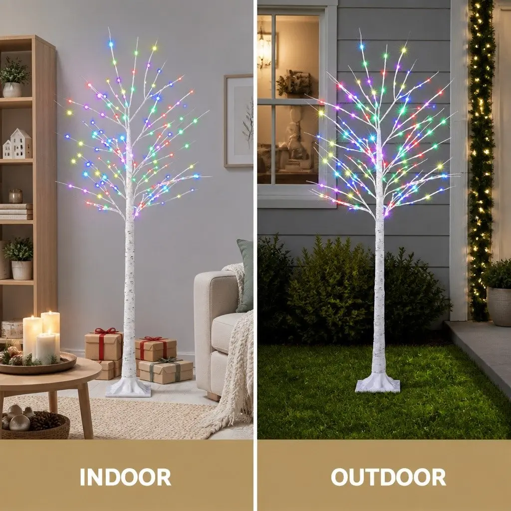Christmas Tree 1.7M 120 RGB LED Lights Remote Control Indoor Outdoor Display