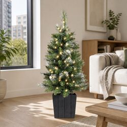Enhance Your Space with a 90cm Green Potted Christmas Tree