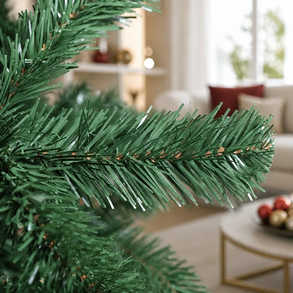 Christmas Garland 2.4m Evergreen Indoor Outdoor Decoration Non-toxic PVC