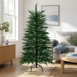 Christmas Tree 150cm Pre-Lit LED Xmas Decoration Warm White 263 Tips Indoor