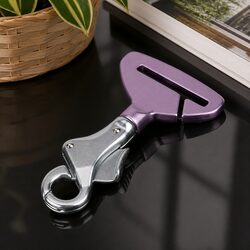 Pet Car Seatbelt Safety Hook Lightweight Travel Dog Restraint Attachment Purple
