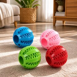 Interactive Pink Treat Ball - Enhancing Playtime for Dogs