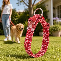 Enhance Your Pet's Style with an XL Floral Dog Collar