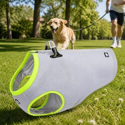 Enhance Your Dog's Comfort with This Yellow Cooling Vest