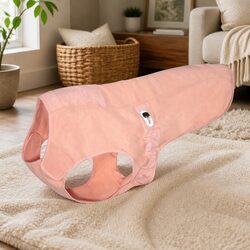 Medium Dog Winter Coat in Dusty Pink for Cozy Living