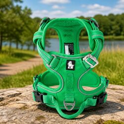No Pull Dog Harness Reflective Breathable Mesh Adjustable Pet Safety Harness M