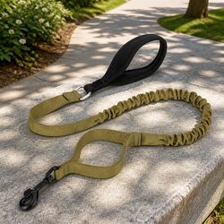 Military Dog Leash with Padded Handle Traffic Control Extra Long Lead