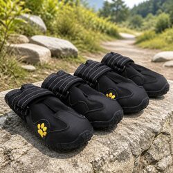Dog Booties for Cold Weather and Visibility