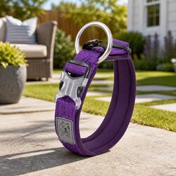 Active Lifestyle Purple 2XS Reflective Dog Collar