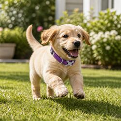 Purple XL Dog Collar for Adventurous Puppies