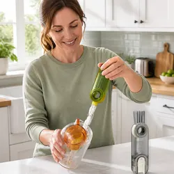 Three-in-One Cleaning Brush for a Tidy Home