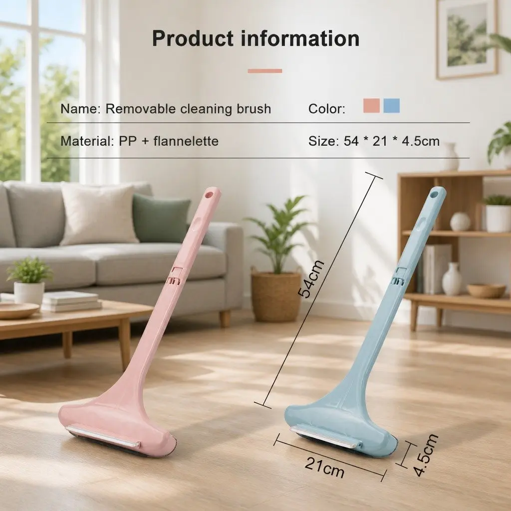 Double Sided Window Cleaning Brush Multifunctional Tool Widen Brush Head for Quick Cleaning