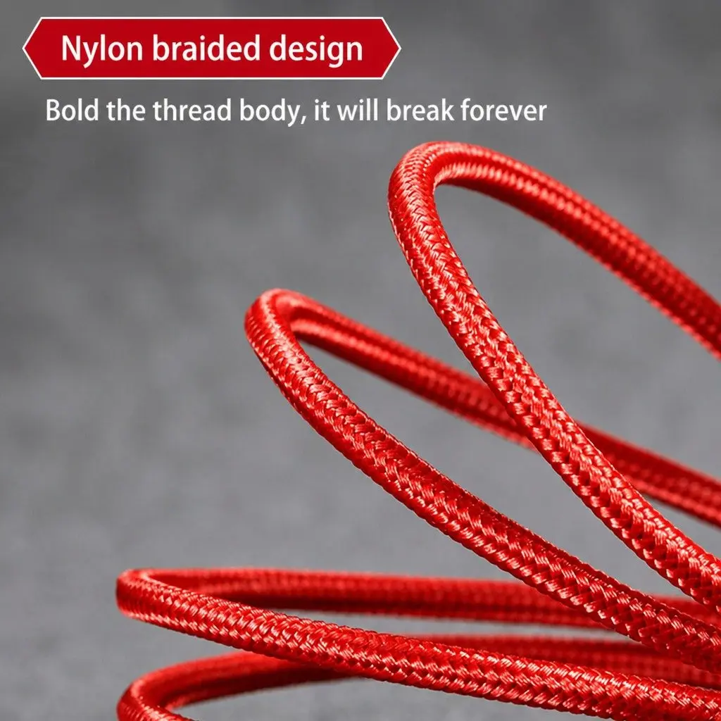 4-in-1 USB Charging Cable Nylon Woven Fast Charge Multi Device