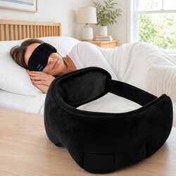 Wireless Bluetooth Stereo Sleep Eye Mask Headphones Music Audio Device