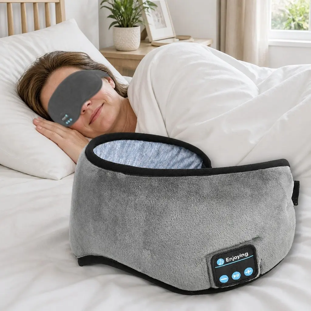 Bluetooth Eye Mask Headphones Wireless Stereo Relaxation 13x16.5x6cm