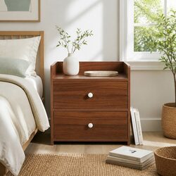 Stylish Bedside Table with Ample Storage Solutions