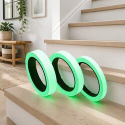 Self-Adhesive Green Fluorescent Stair Tread Safety Sticker
