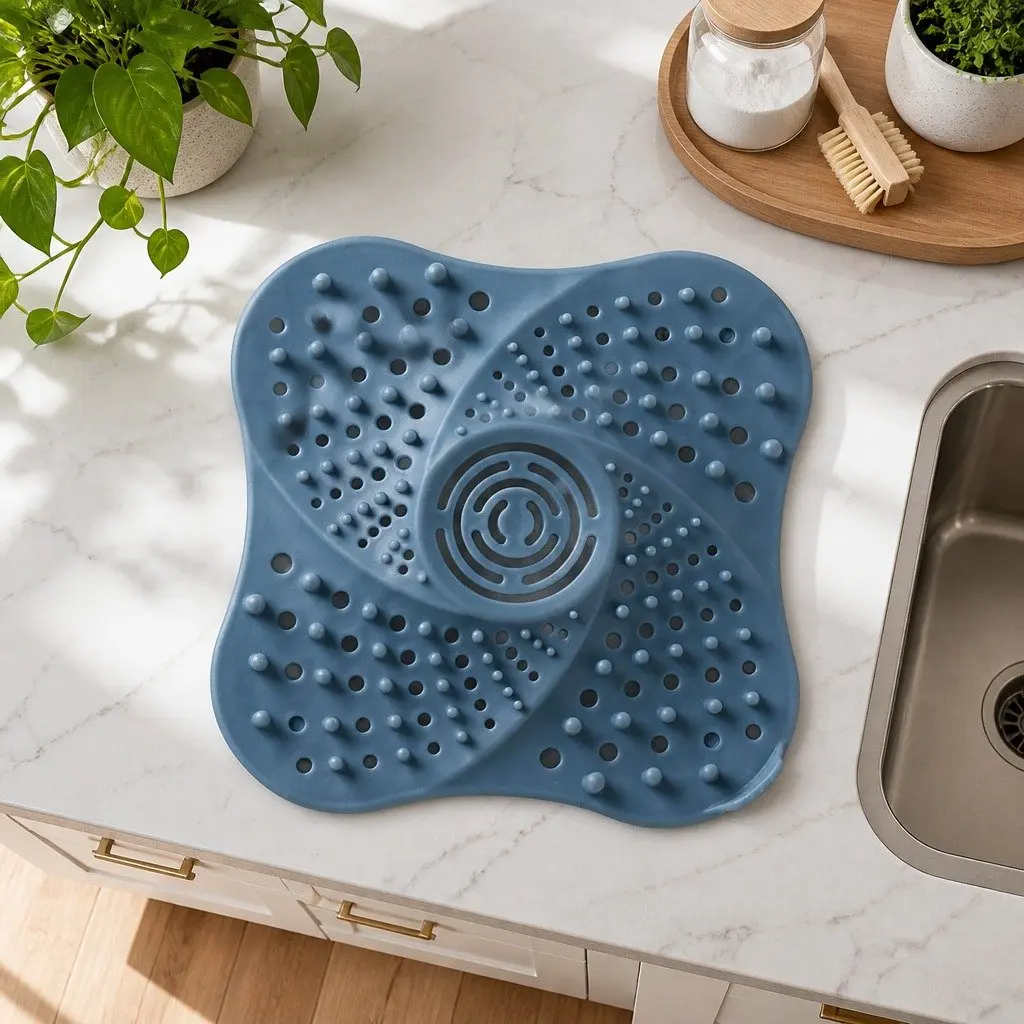 Silicone Drain Cover 13cm Odor Proof Anti Blocking Filter for Kitchen Sink