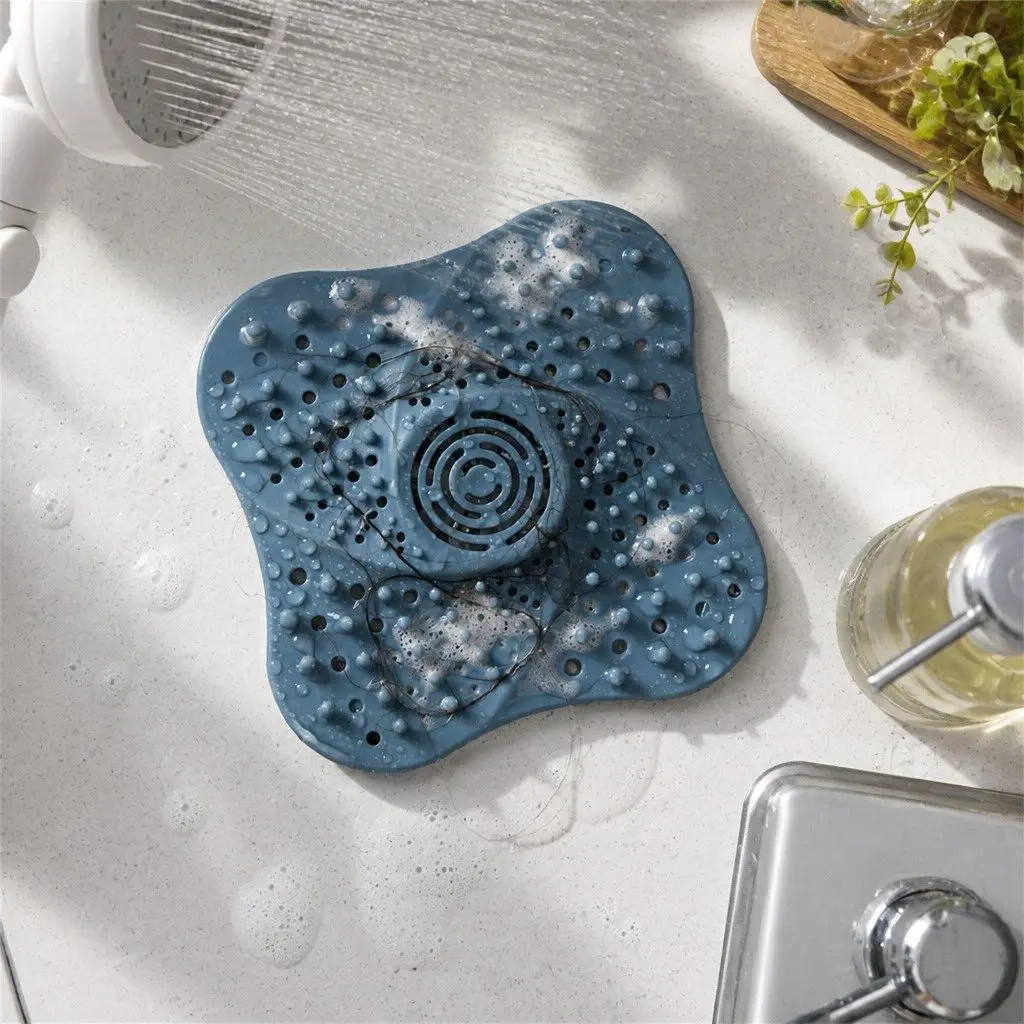 Silicone Drain Cover 13cm Odor Proof Anti Blocking Filter for Kitchen Sink