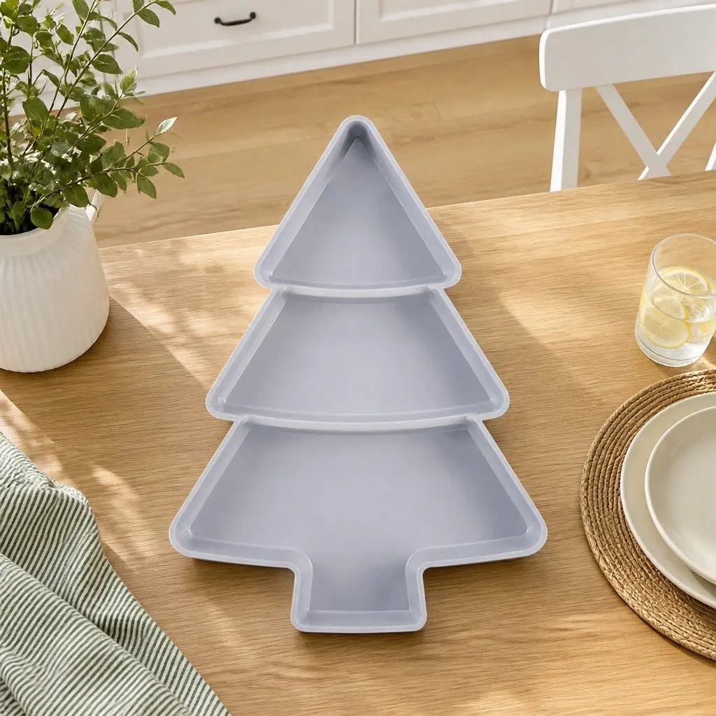 Small Tree Split Dried Fruit Plate Household Creative Plastic Snack Box