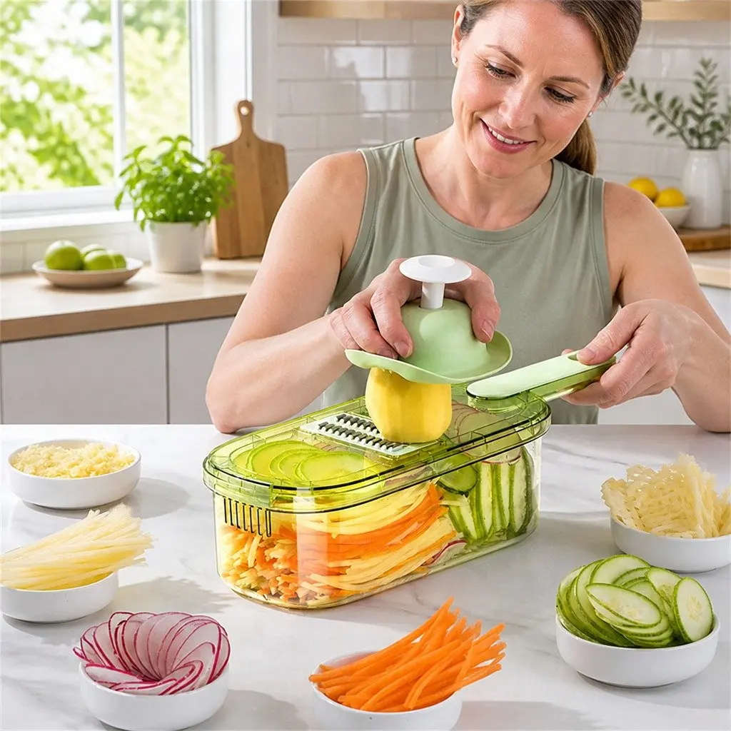Peeler Slicer Shredder Vegetable Fruit Kitchen Cutter Multi-Functional Tool Set