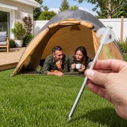 Luminous Tent Stakes for Convenient Camping Setup