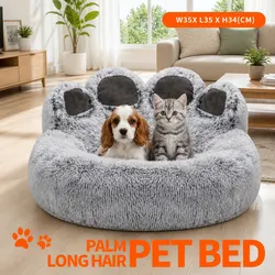 Charming Bear Paw Pet Bed for Cozy Living Spaces
